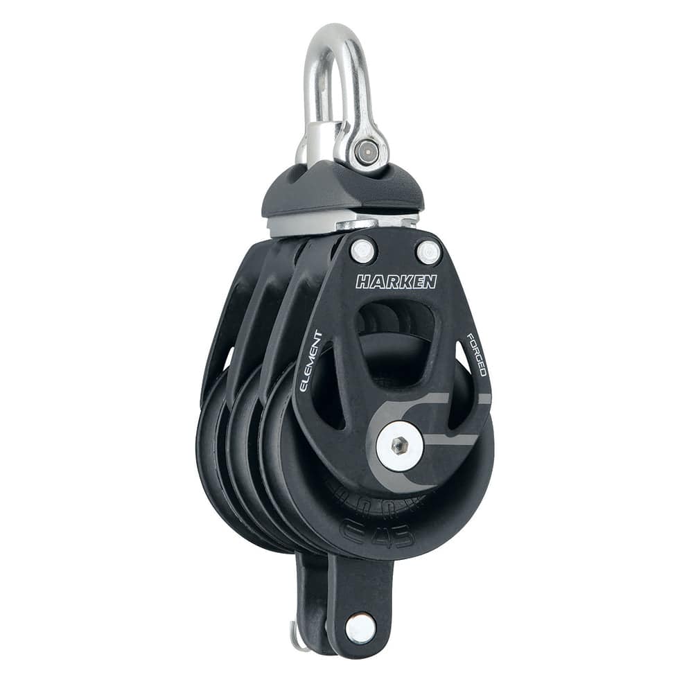 Harken 45mm Triple Element Block w/ Swivel  Becket [6241] - Twin Screws Marine Service