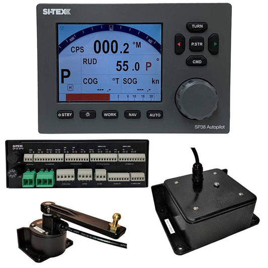 SI-TEX SP38-2 Autopilot Core Pack Including Flux Gate Compass  Rotary Feedback, No Pump [SP38-2] - Twin Screws Marine Service