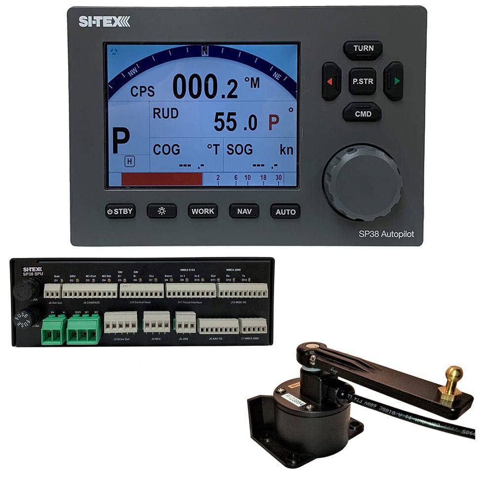 SI-TEX SP38-4 Autopilot Core Pack Including Rotary Feedback Only, No Compass or Pump [SP38-4] - Twin Screws Marine Service