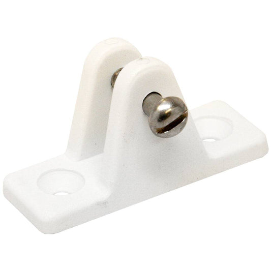 Sea-Dog Nylon Angled Deck Hinge - White [273231-1] - Twin Screws Marine Service