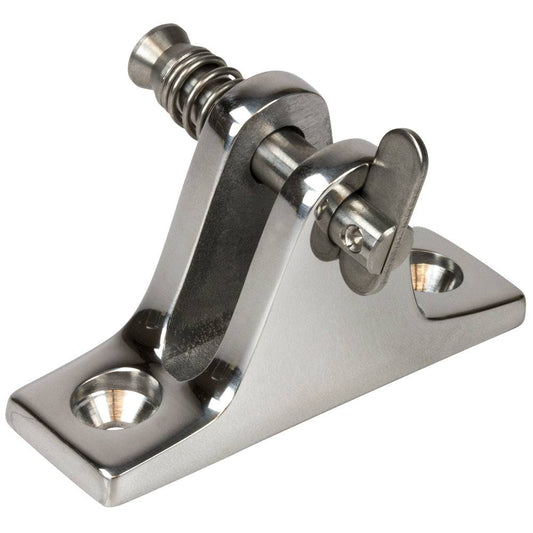 Sea-Dog Stainless Steel Angle Base Deck Hinge - Removable Pin [270235-1] - Twin Screws Marine Service