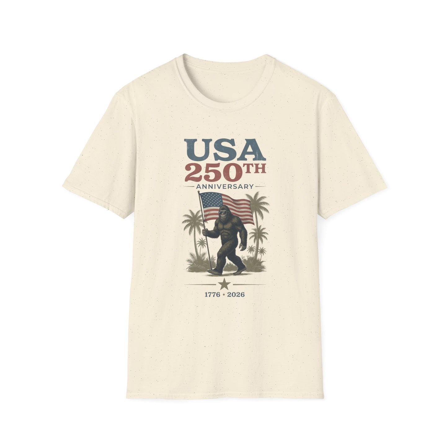 USA 250th Anniversary T-Shirt — Patriotic American Flag Celebration Tee