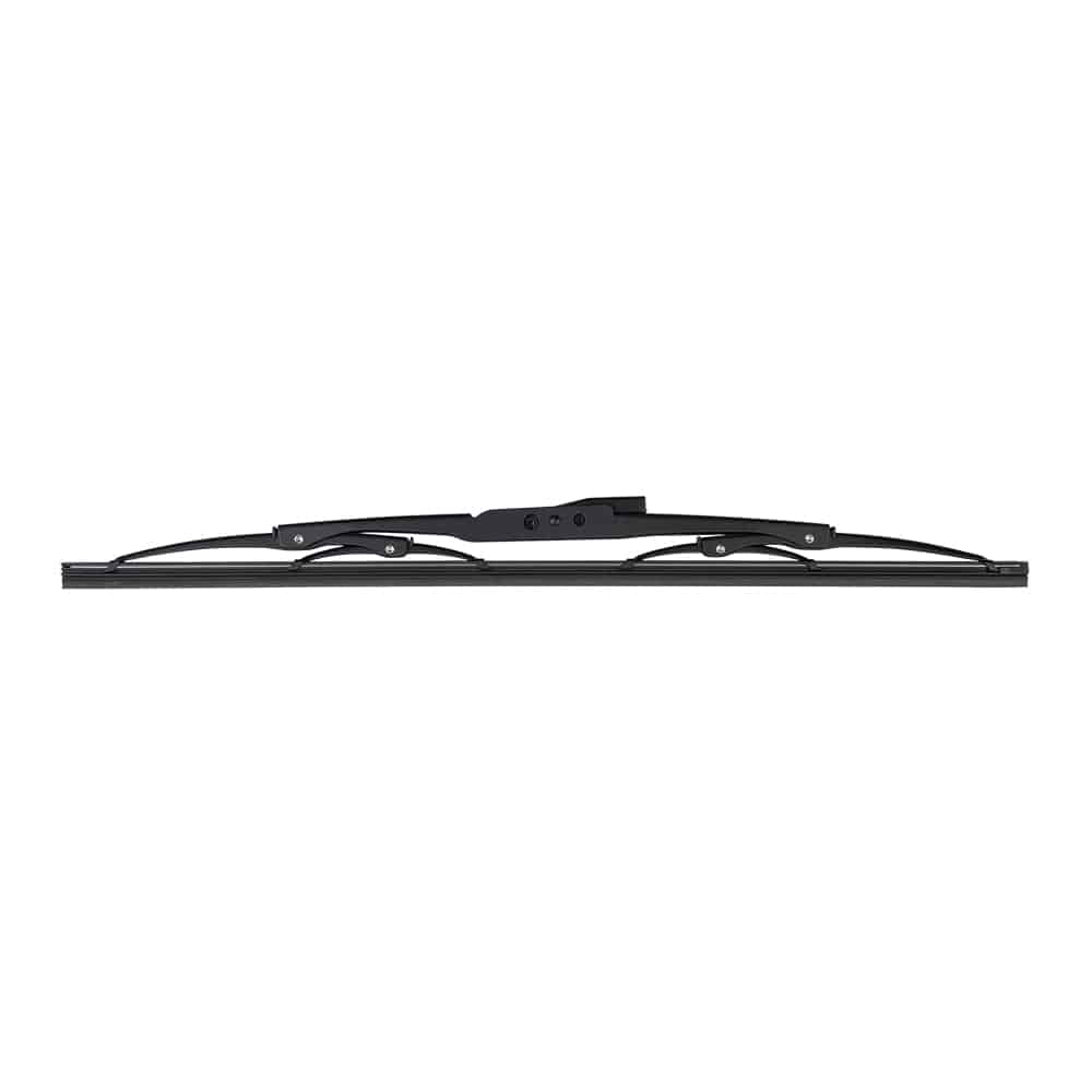 Marinco Deluxe Stainless Steel Wiper Blade - Black - 22" [34022B] - Twin Screws Marine Service