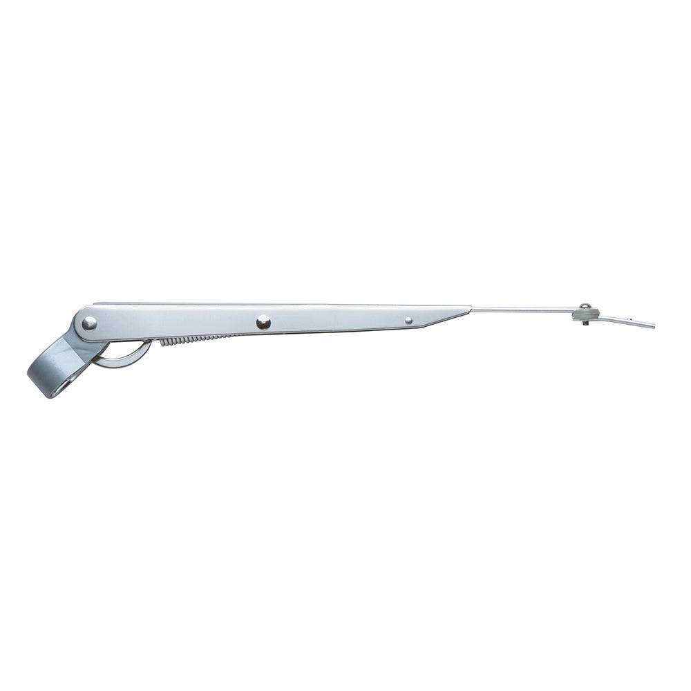 Marinco Wiper Arm Deluxe Stainless Steel Single - 14"-20" [33010A] - Twin Screws Marine Service
