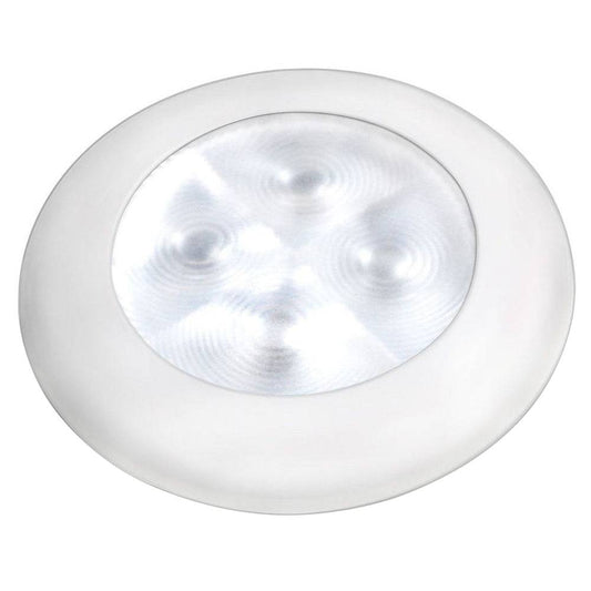 Hella Marine Courtesy Light - Warm White w/White Rim [980500741] - Twin Screws Marine Service