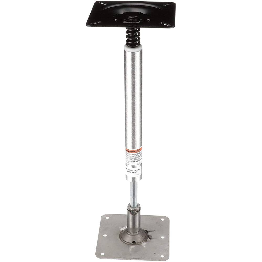 Attwood SWIVL-EZE LockN-Pin 3/4" Pedestal Kit 13" Post 7" x 7" Stainless Steel Base Plate Threaded [977339-T] - Twin Screws Marine Service