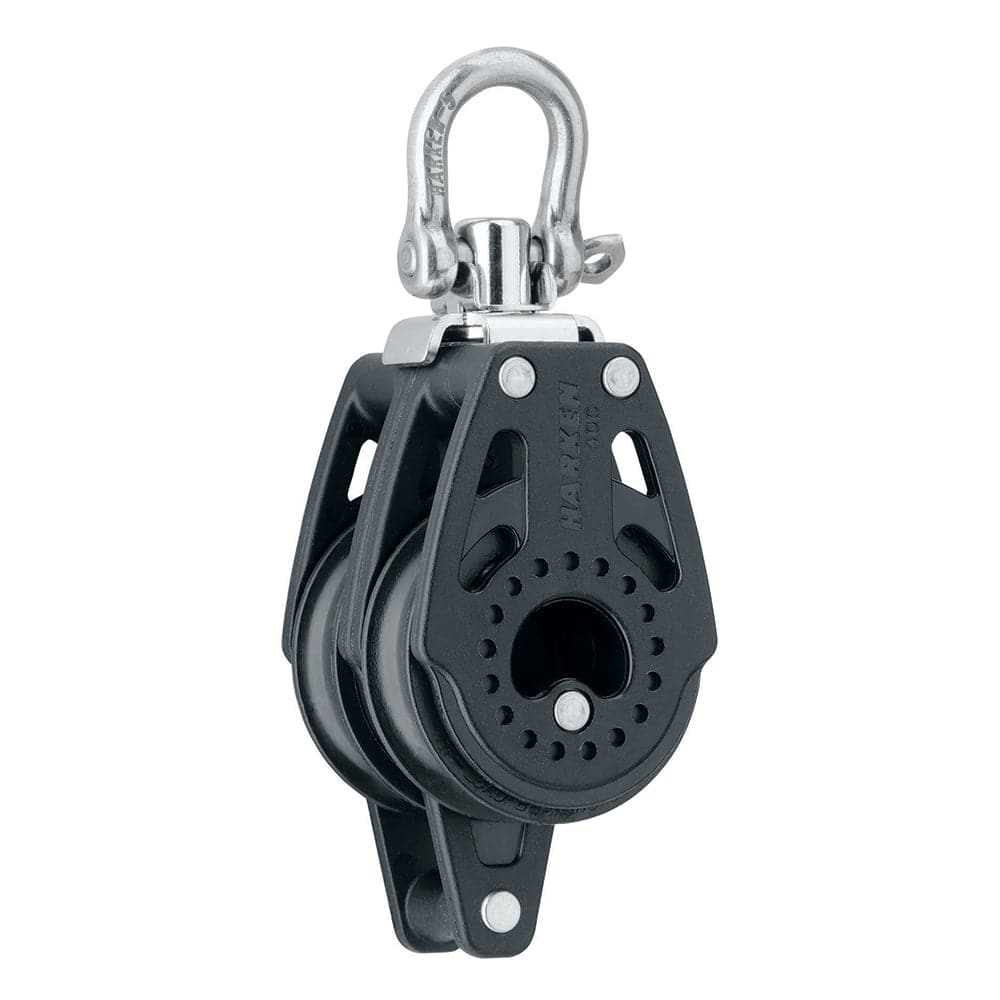 Harken 40mm Carbo Air Double Swivel Block w/Becket [2639] - Twin Screws Marine Service
