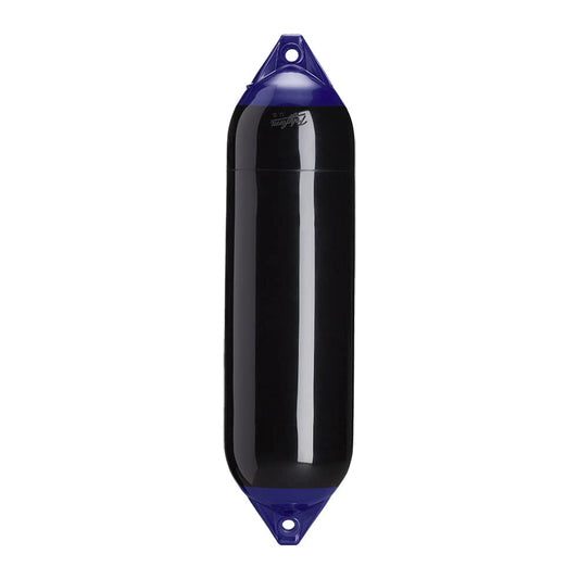 Polyform F-6 Twin Eye Fender 11" x 42" - Black [F-6-BLACK] - Twin Screws Marine Service