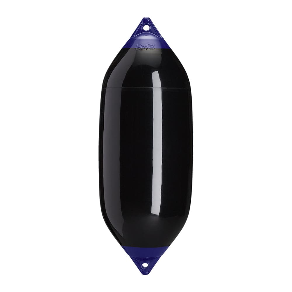 Polyform F-7 Twin Eye Fender 15" x 41" - Black [F-7-BLACK] - Twin Screws Marine Service