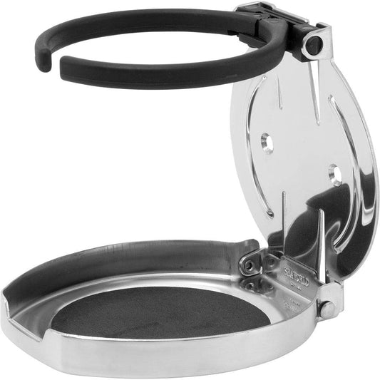 Sea-Dog Adjustable Folding Drink Holder - 304 Stainless Steel [588250-1] - Twin Screws Marine Service