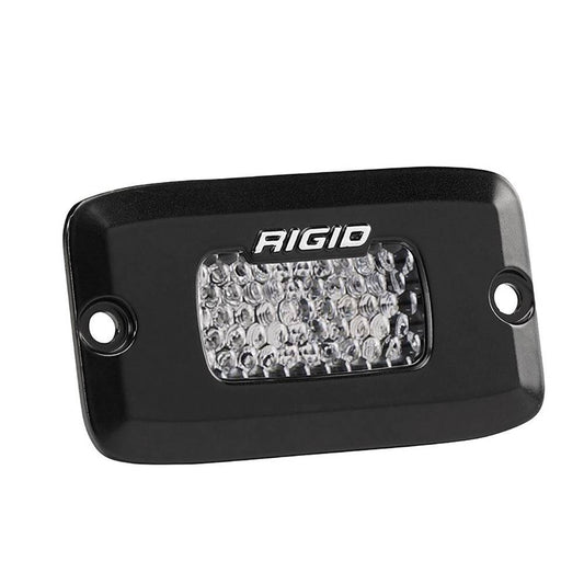 RIGID Industries SR-M Series Pro Diffused Flush Mount - Black [922513] - Twin Screws Marine Service