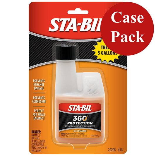 STA-BIL 360 Protection Ethanol Treatment - Small Engine - 4oz *Case of 6* [22295CASE] - Twin Screws Marine Service