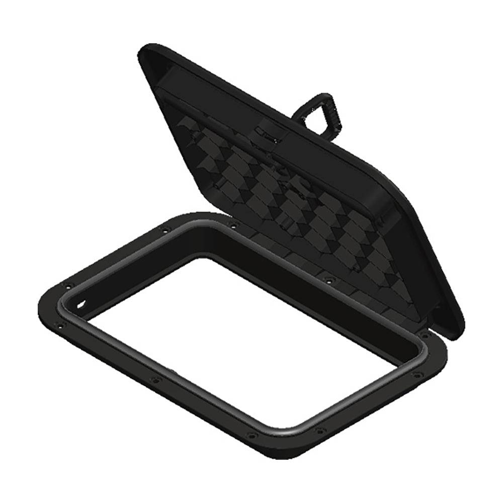 Sea-Dog Triple Lock Rectangular Marine Hatch - 10" x 14" - Black [336525-3] - Twin Screws Marine Service
