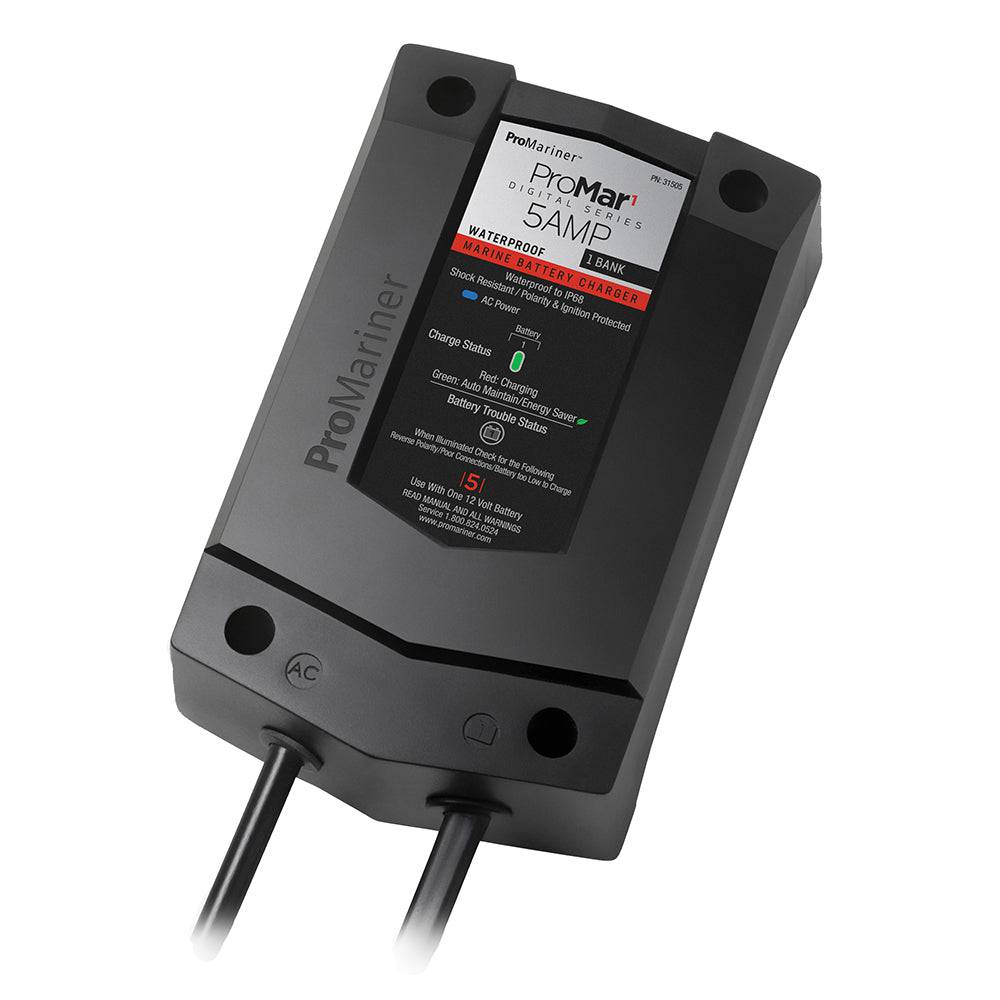 ProMariner ProMar1 DS Digital - 5 Amp - 1 Bank Charger [31505] - Twin Screws Marine Service