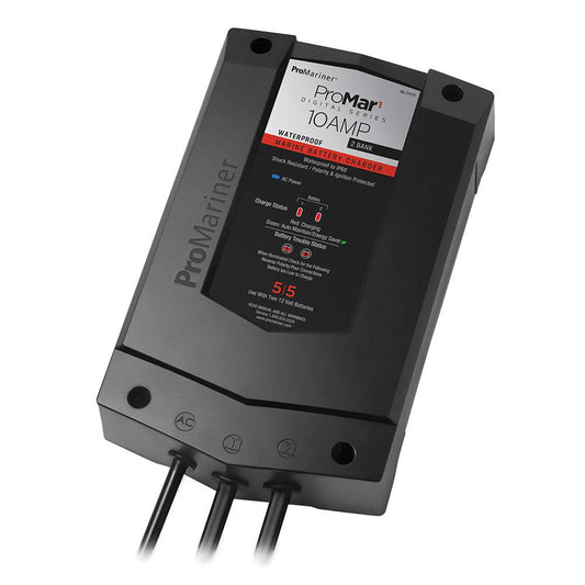 ProMariner ProMar1 DS Digital - 10 Amp - 2 Bank Charger [31510] - Twin Screws Marine Service