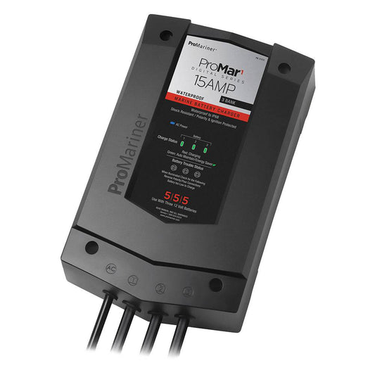 ProMariner ProMar1 DS Digital - 15 Amp - 3 Bank Charger [31515] - Twin Screws Marine Service