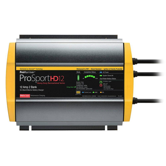 ProMariner ProSportHD 12 Gen 4 - 12 Amp - 2 Bank Battery Charger [44012] - Twin Screws Marine Service