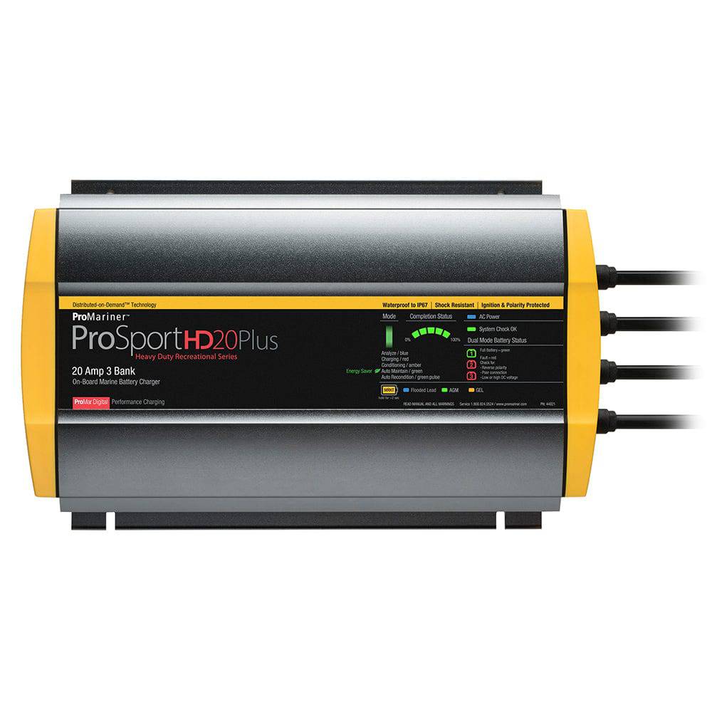 ProMariner ProSportHD 20 Plus Gen 4 - 20 Amp - 3 Bank Battery Charger [44021] - Twin Screws Marine Service