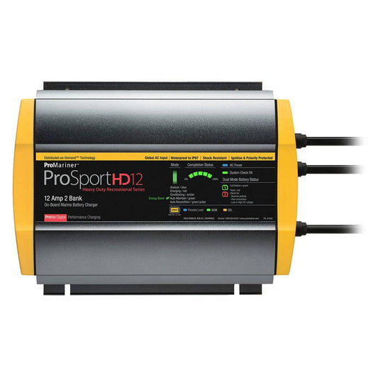 ProMariner ProSportHD 12 Global Gen 4 - 12 Amp - 2 Bank Battery Charger [44026] - Twin Screws Marine Service