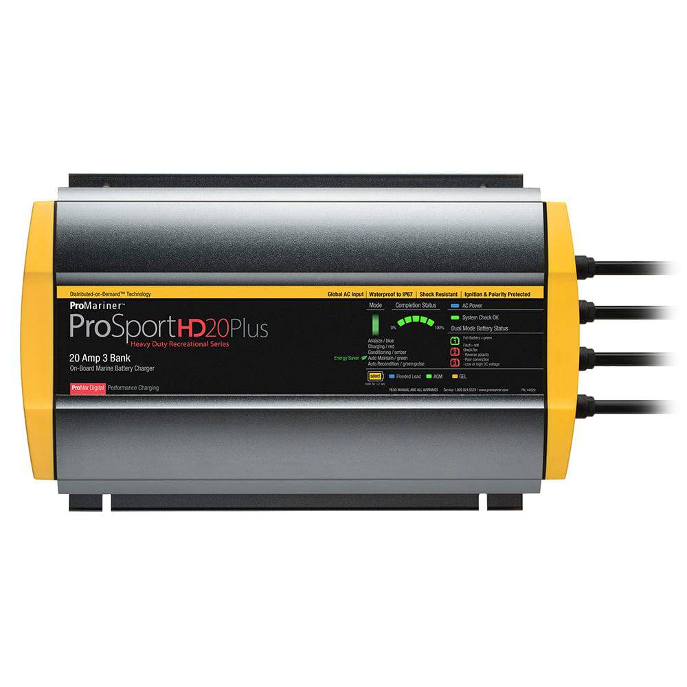 ProMariner ProSportHD 20 Plus Global Gen 4 - 20 Amp - 3-Bank Battery Charger [44029] - Twin Screws Marine Service