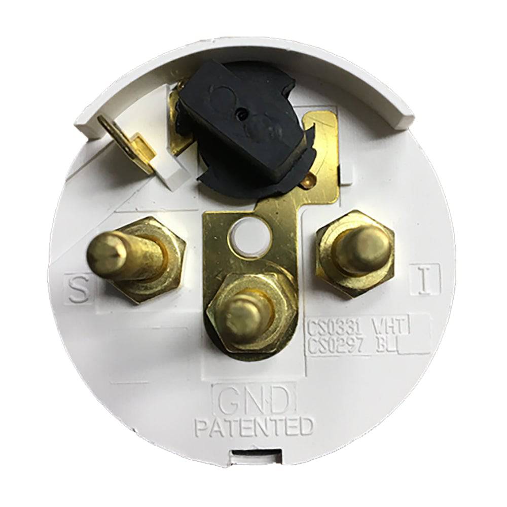 Faria Chesapeake White SS 2" Cylinder Head Temperature Gauge (60-220F) [13806] - Twin Screws Marine Service