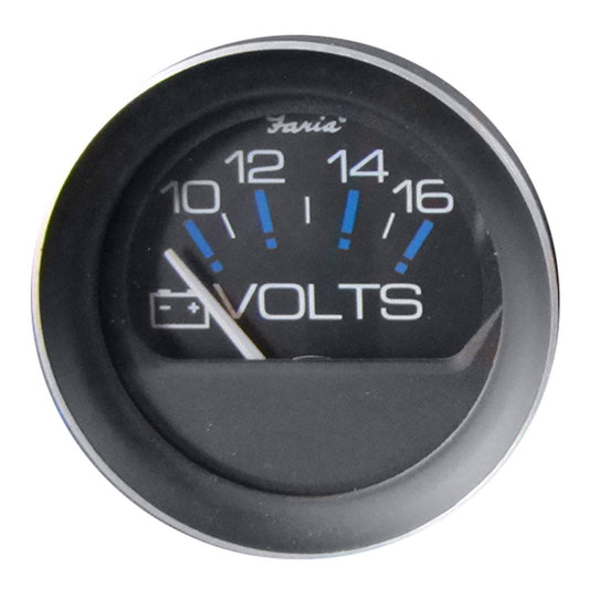 Faria Coral 2" Voltmeter (10-16 VDC) [13010] - Twin Screws Marine Service