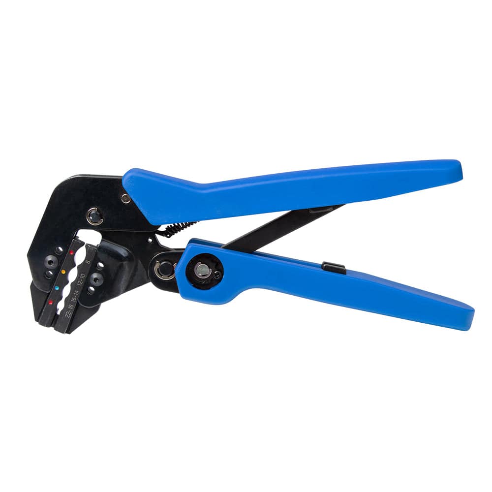 Ancor Angled 22 to 8 AWG Single Crimp Ratcheting Crimper [703015] - Twin Screws Marine Service