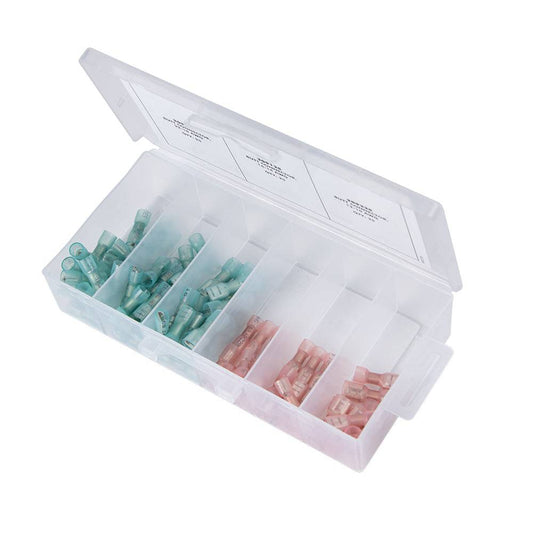 Ancor Heat Shrink Universal Speaker Connector Kit f/22-18/16-14 - Assorted 90 Piece [SPKKIT] - Twin Screws Marine Service
