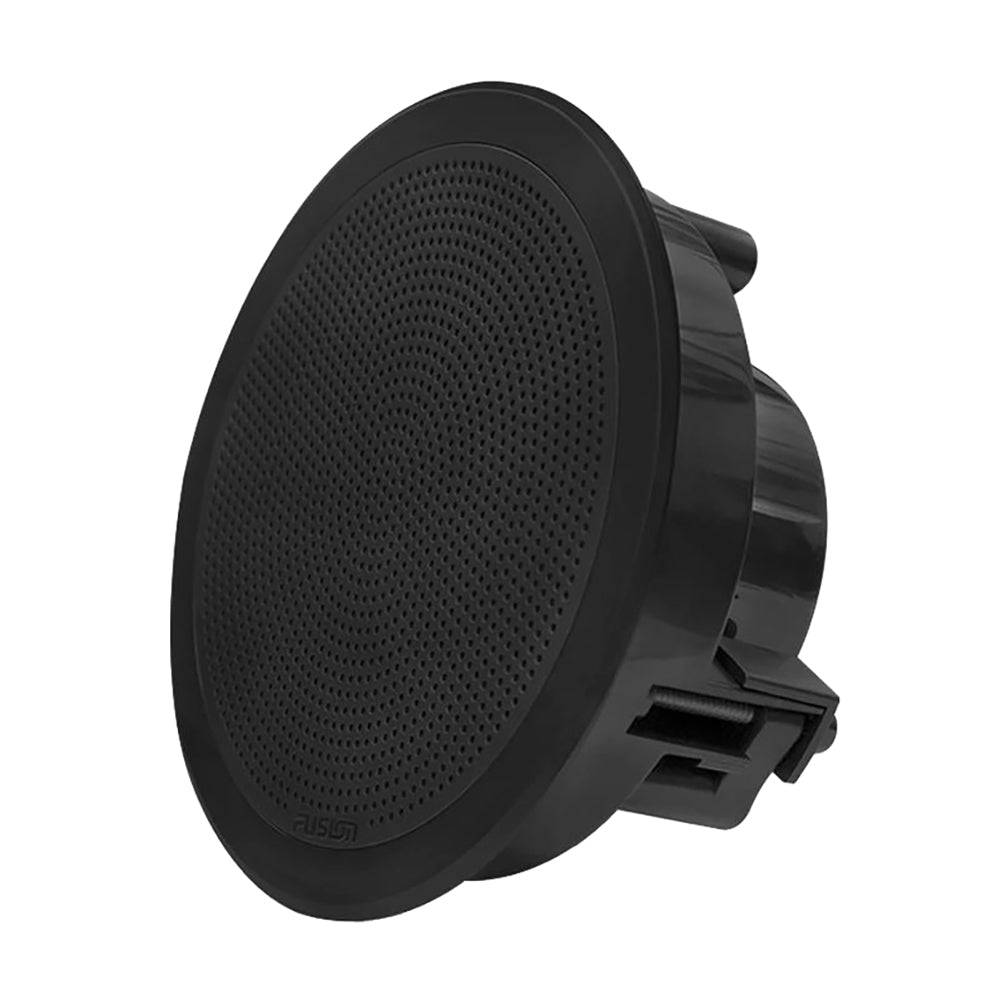 Fusion FM-F65RB FM Series 6.5" Flush Mount Round Marine Speakers - Black Grill - 120W [010-02299-01] - Twin Screws Marine Service