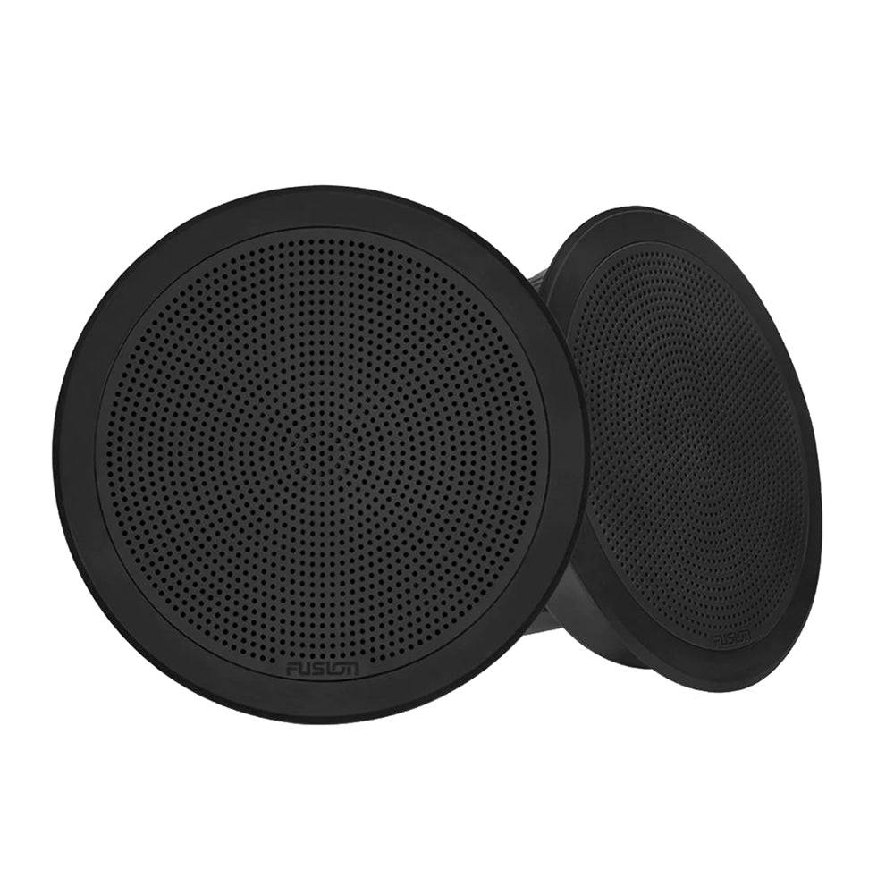 Fusion FM-F65RB FM Series 6.5" Flush Mount Round Marine Speakers - Black Grill - 120W [010-02299-01] - Twin Screws Marine Service