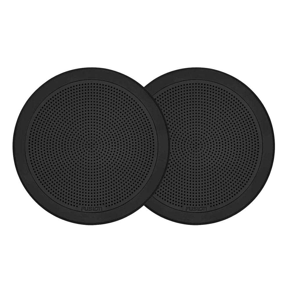 Fusion FM-F65RB FM Series 6.5" Flush Mount Round Marine Speakers - Black Grill - 120W [010-02299-01] - Twin Screws Marine Service