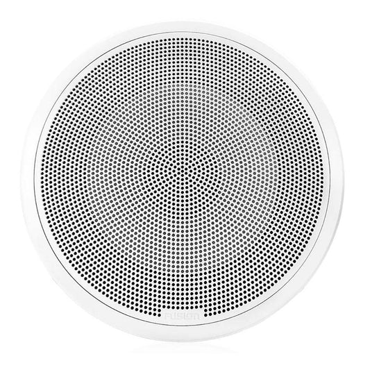 Fusion FM-S10RW FM Series 10" 400W Flush Mount Marine Subwoofer - Round Grill - White [010-02301-00] - Twin Screws Marine Service