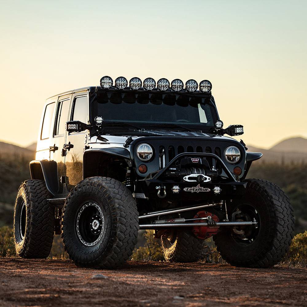 RIGID Industries 360-Series 6" LED Off-Road Fog Light Drive Beam w/Blue Backlight - Black Housing [36207] - Twin Screws Marine Service