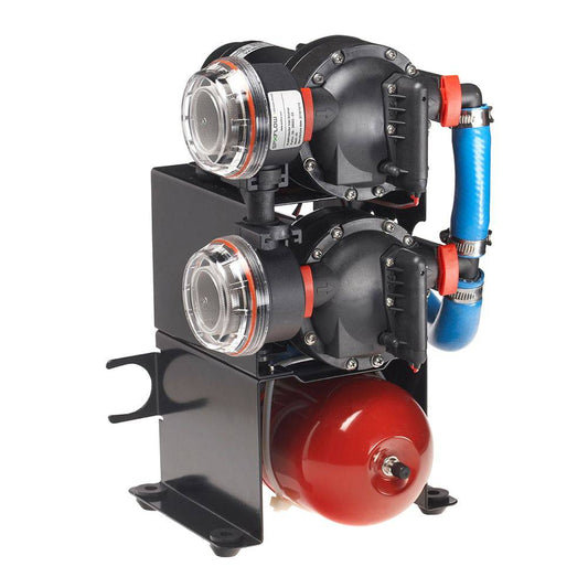 Johnson Pump Aqua Jet Duo WPS 10.4 Gallons - 24V Water Pressure Pump System [10-13409-02] - Twin Screws Marine Service