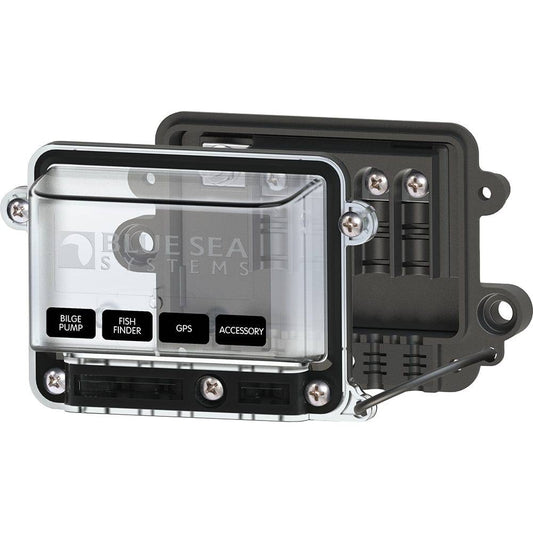 Blue Sea 2356 Water Resistant BusBar - 100 Amp w/Cover [2356] - Twin Screws Marine Service