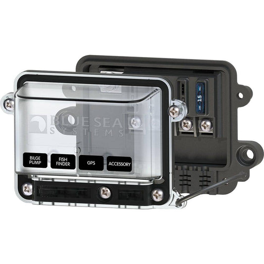 Blue Sea 5056 ST-Blade Water Resistant Fuse Block w/Cover [5056] - Twin Screws Marine Service