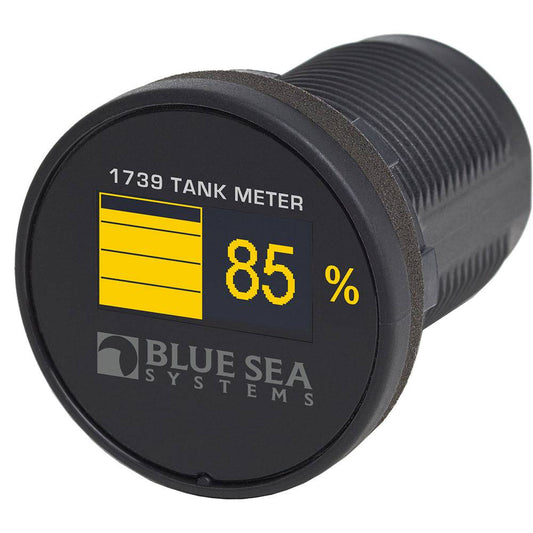 Blue Sea 1739 Mini OLED Tank Meter - Yellow [1739] - Twin Screws Marine Service