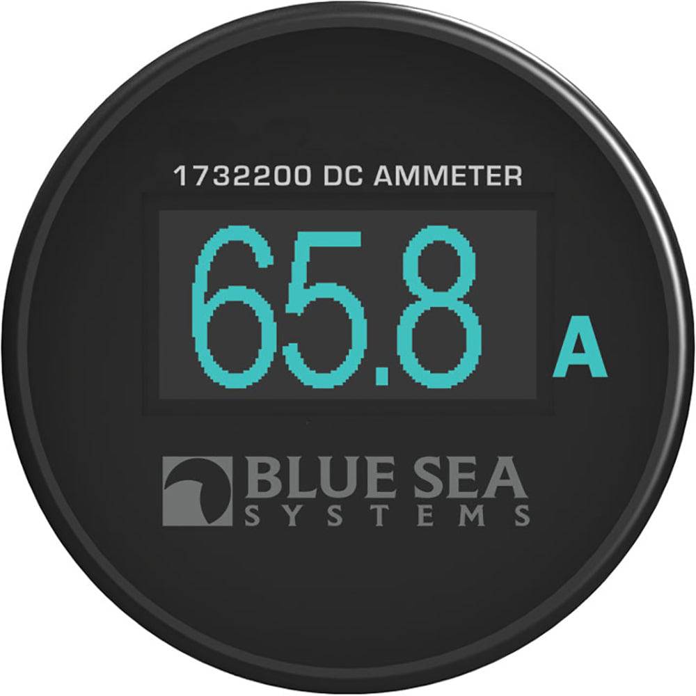 Blue Sea 1732200 Mini OLED Ammeter - Blue [1732200] - Twin Screws Marine Service