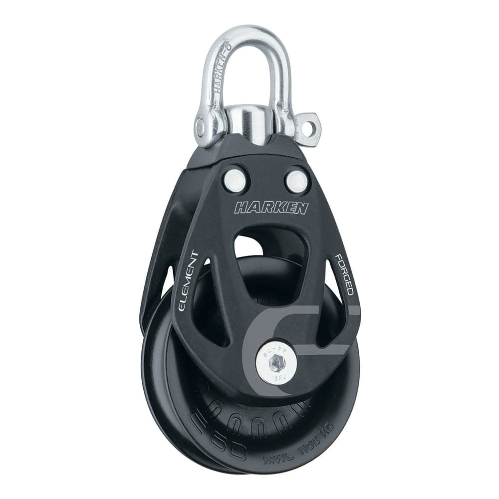 Harken 60mm Single Aluminum Element Block w/Swivel [6260] - Twin Screws Marine Service