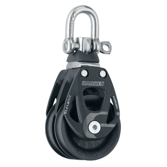 Harken 60mm Double Aluminum Element Block w/Swivel [6269] - Twin Screws Marine Service