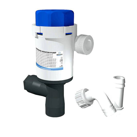 Albin Group Twinport Aerator Pump - 1100 GPH - 12V [01-05-076] - Twin Screws Marine Service