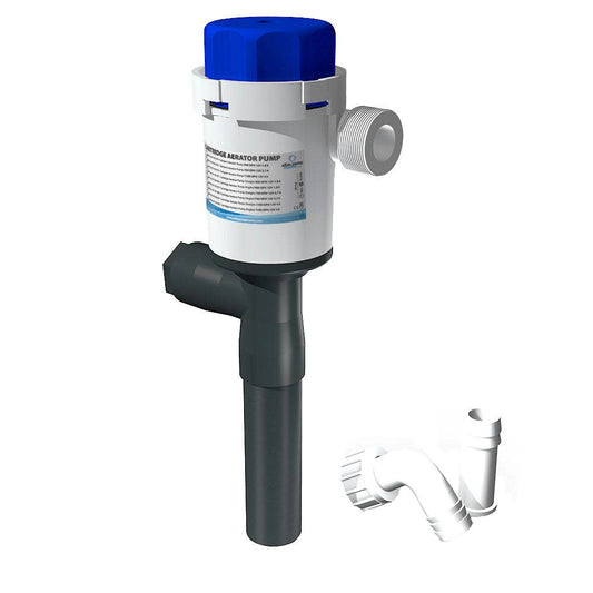Albin Group Cartridge Aerator Pump - 750 GPH - 12V - Straight [01-05-079] - Twin Screws Marine Service