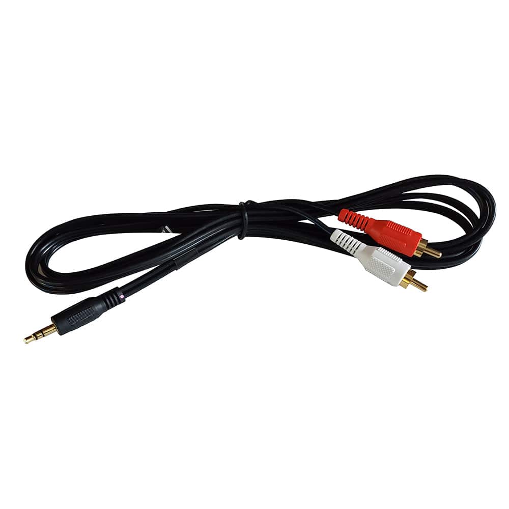 Fusion MS-CBRCA3.5 Input Cable - 1 Male (3.5 mm) to 2 Male RCA [010-12753-20] - Twin Screws Marine Service