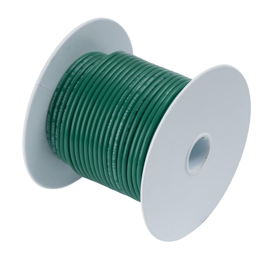 Ancor Tinned Copper Wire - 6 AWG - Green - 25 [112302] - Twin Screws Marine Service