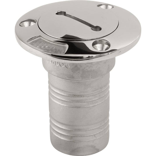 Sea-Dog Stainless Steel Cast Hose Deck Fill Fits 1-1/2" Hose - Waste [351323-1] - Twin Screws Marine Service