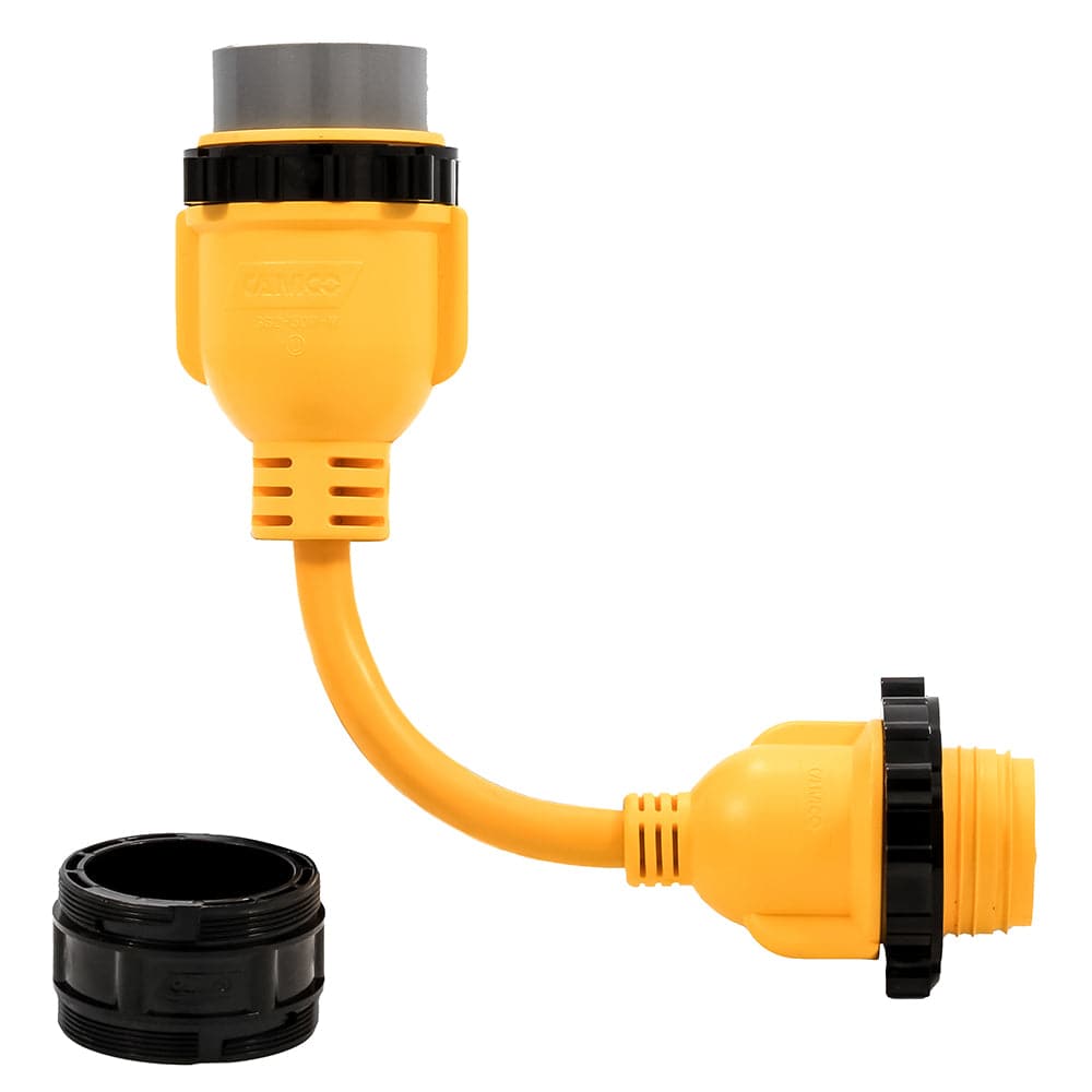 Camco 50AM/30AF Power Grip Marine 12" Locking Adapter - M-Lock/F-Locking Adapter [55625] - Twin Screws Marine Service