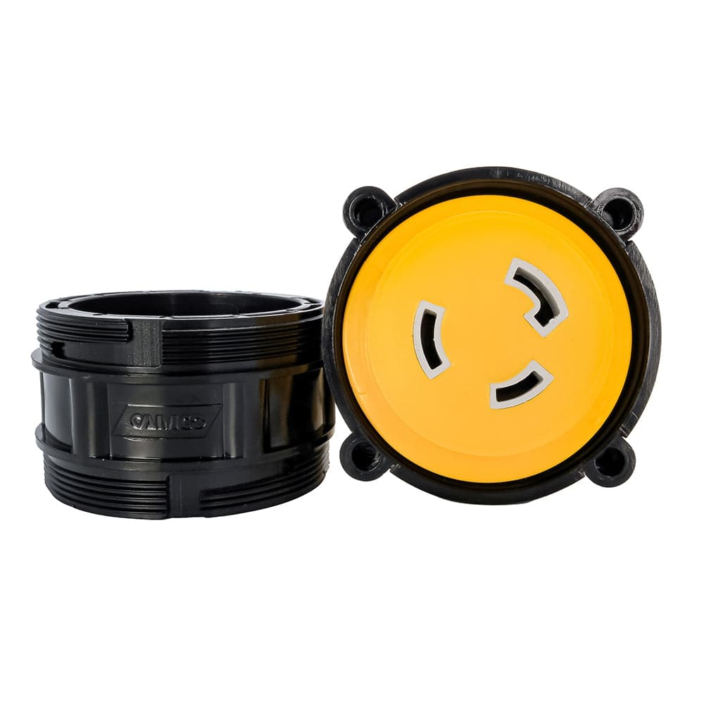 Camco 50AM/30AF Power Grip Marine 12" Locking Adapter - M-Lock/F-Locking Adapter [55625] - Twin Screws Marine Service