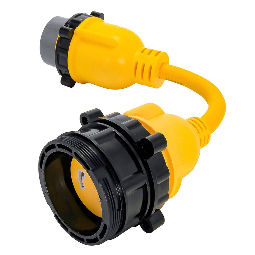 Camco 50AM/30AF Power Grip Marine 12" Locking Adapter - M-Lock/F-Locking Adapter [55625] - Twin Screws Marine Service