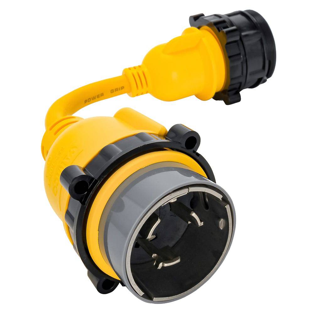 Camco 50AM/30AF Power Grip Marine 12" Locking Adapter - M-Lock/F-Locking Adapter [55625] - Twin Screws Marine Service