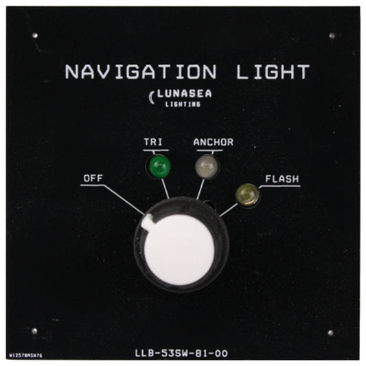 Lunasea Tri/Anchor/Flash Fixture Switch [LLB-53SW-81-00] - Twin Screws Marine Service